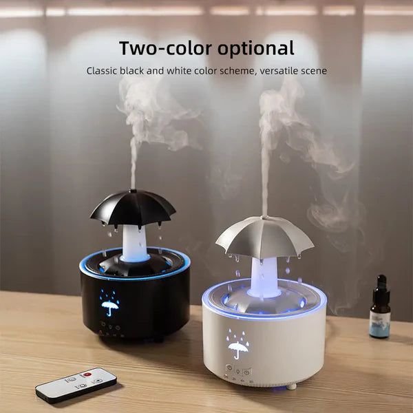 2 in 1 Umbrella Air Humidifier with Rain Effect