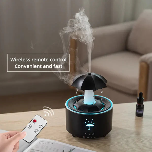 2 in 1 Umbrella Air Humidifier with Rain Effect