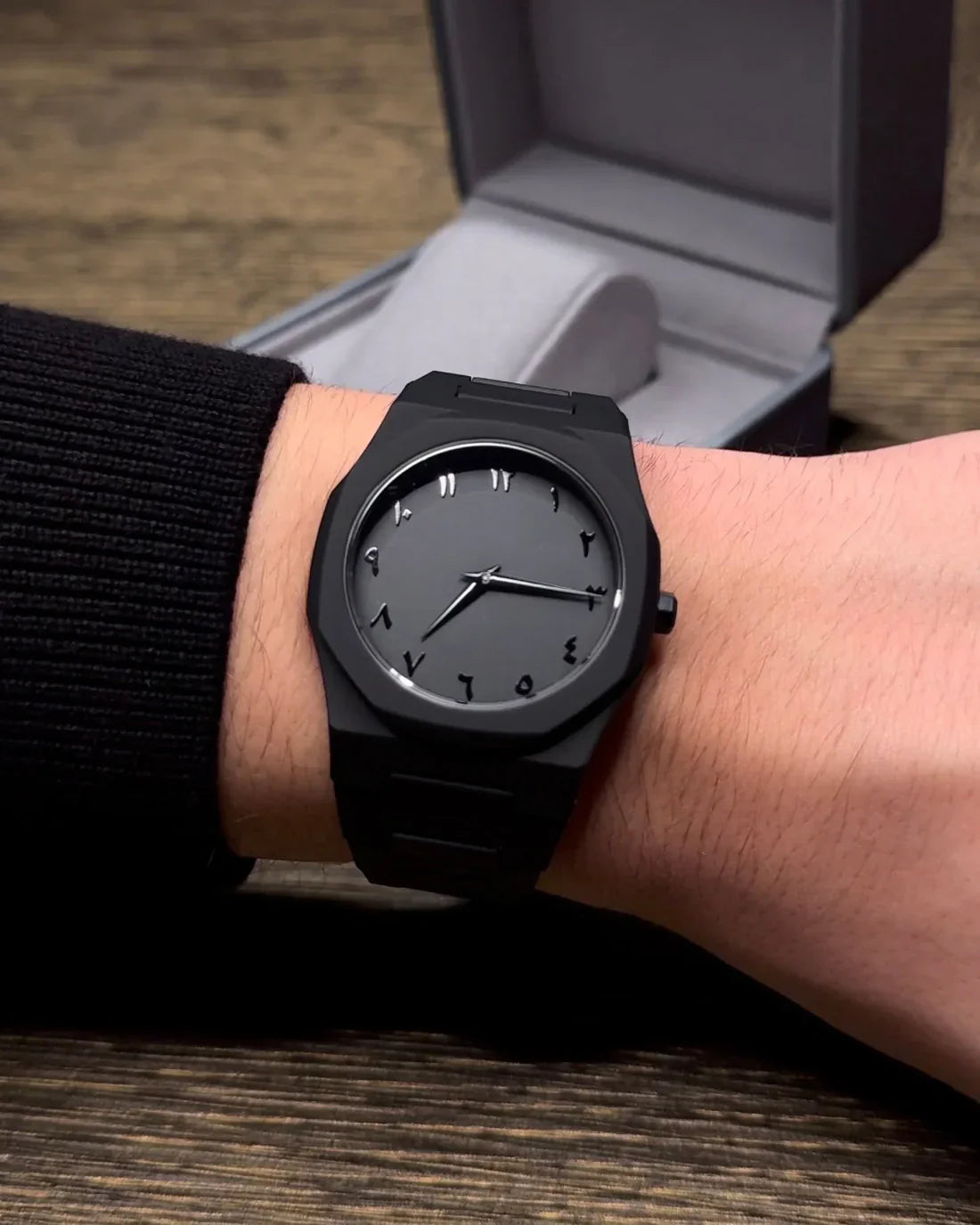 Arabic Aura Watch Stainless Steel
